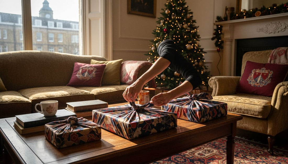 luxury furoshiki wrapping