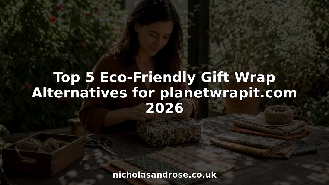 Person wrapping gift with eco-friendly fabric wraps at home