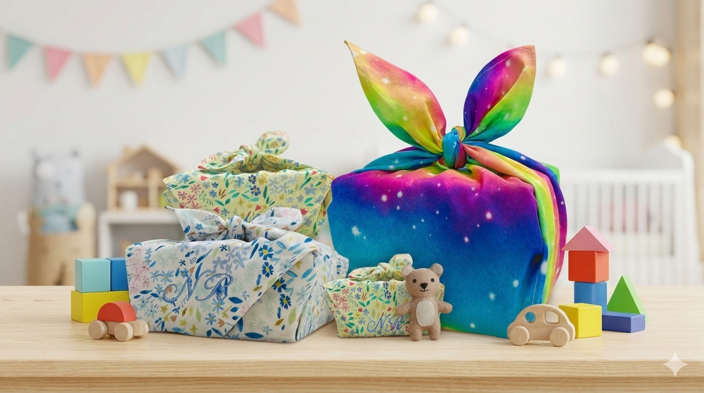 reusable fabric gift wrap eco friendly 